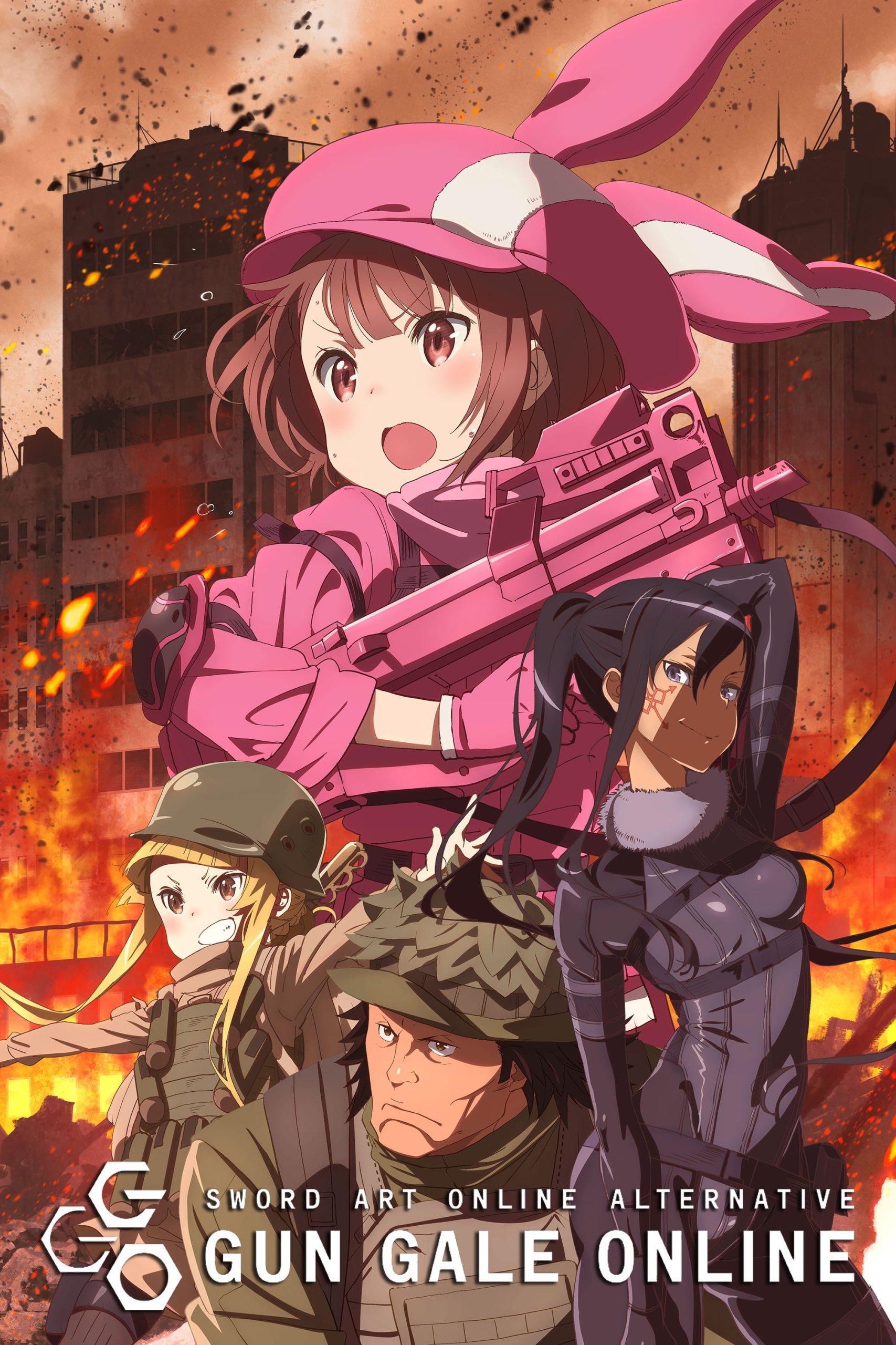 Download Sword Art Online Alternative: Gun Gale Online: Season 01 (2024) Hindi Dubbed (ORG) Anime Series 1080p 720p & 480p Anime4U