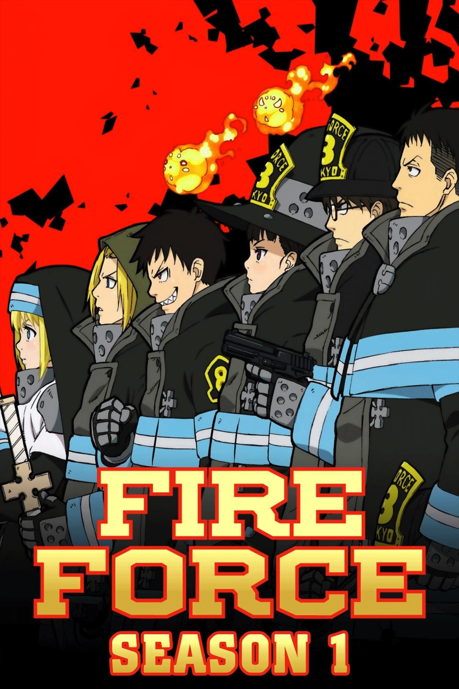 Fire Force: Season 01 (2019) Hindi Dubbed (ORG) Complete Anime Series 1080p 720p & 480p