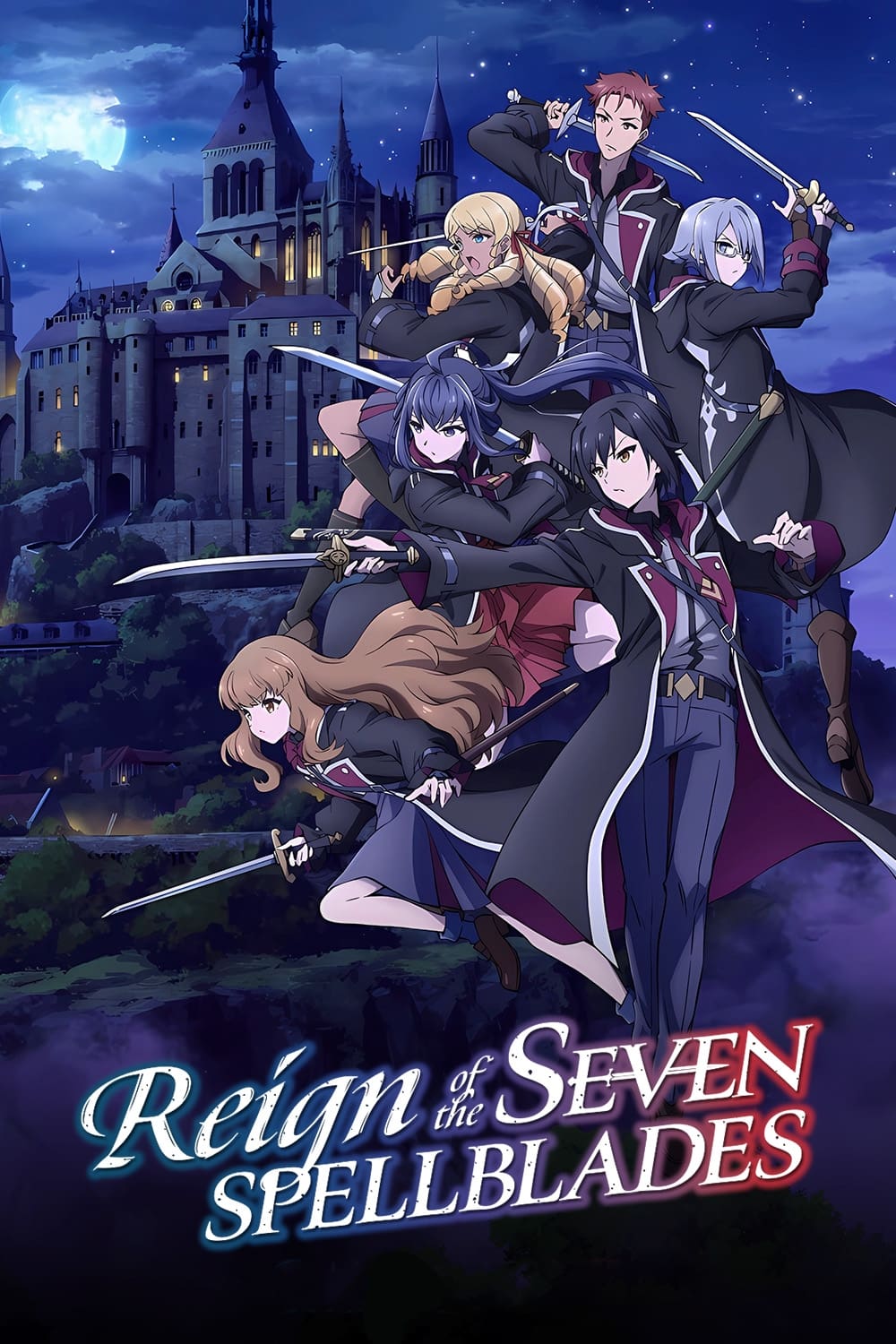 Download Reign of the Seven Spellblades Season 1 (2023) Hindi Dubbed (ORG) + Multi Audio Anime Series 1080p 720p & 480p {S1E01 Added}