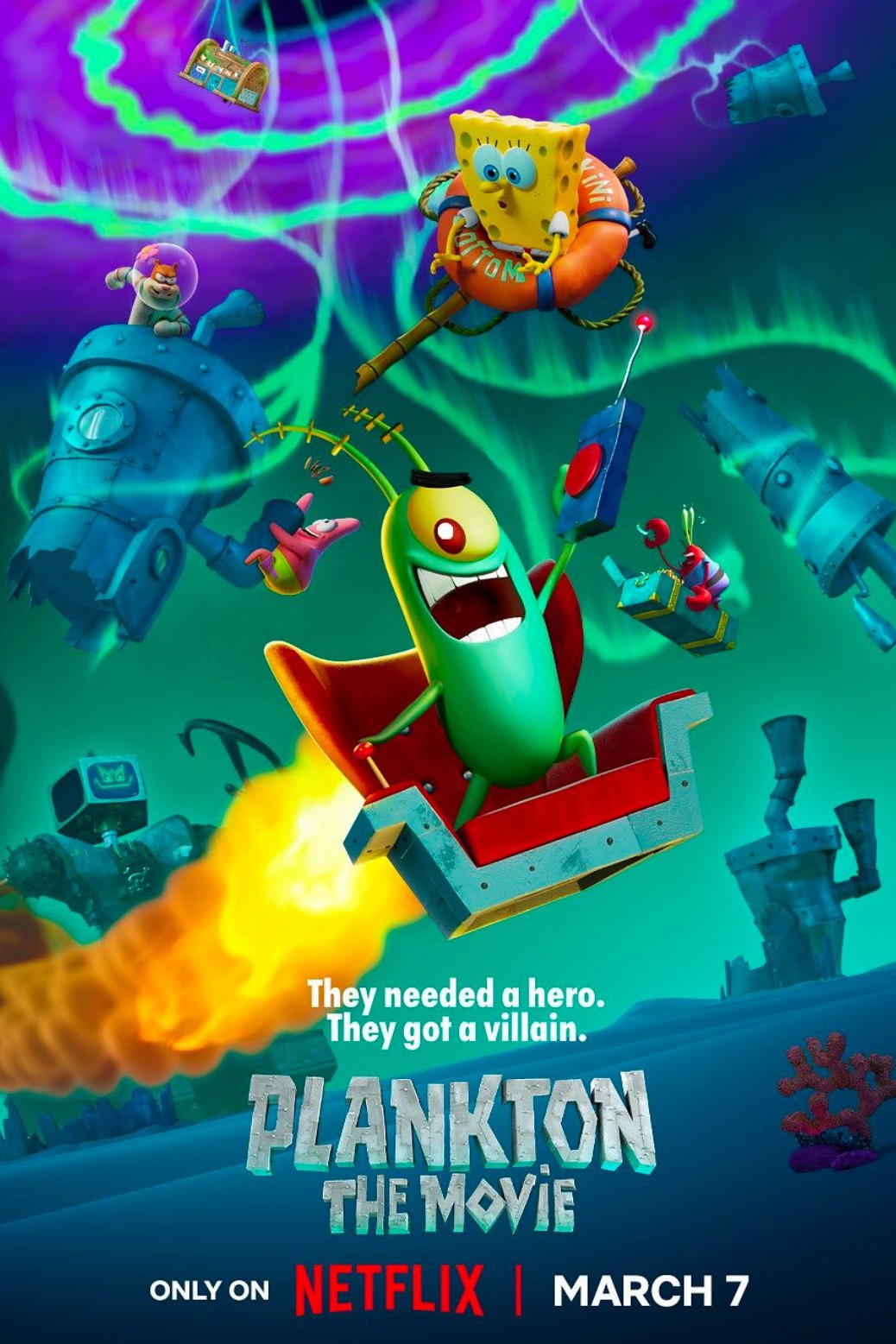 Download Plankton: The Movie (2025) Hindi Dubbed (ORG) + Multi Audio Anime Series 1080p 720p & 480p {S1E01 Added}