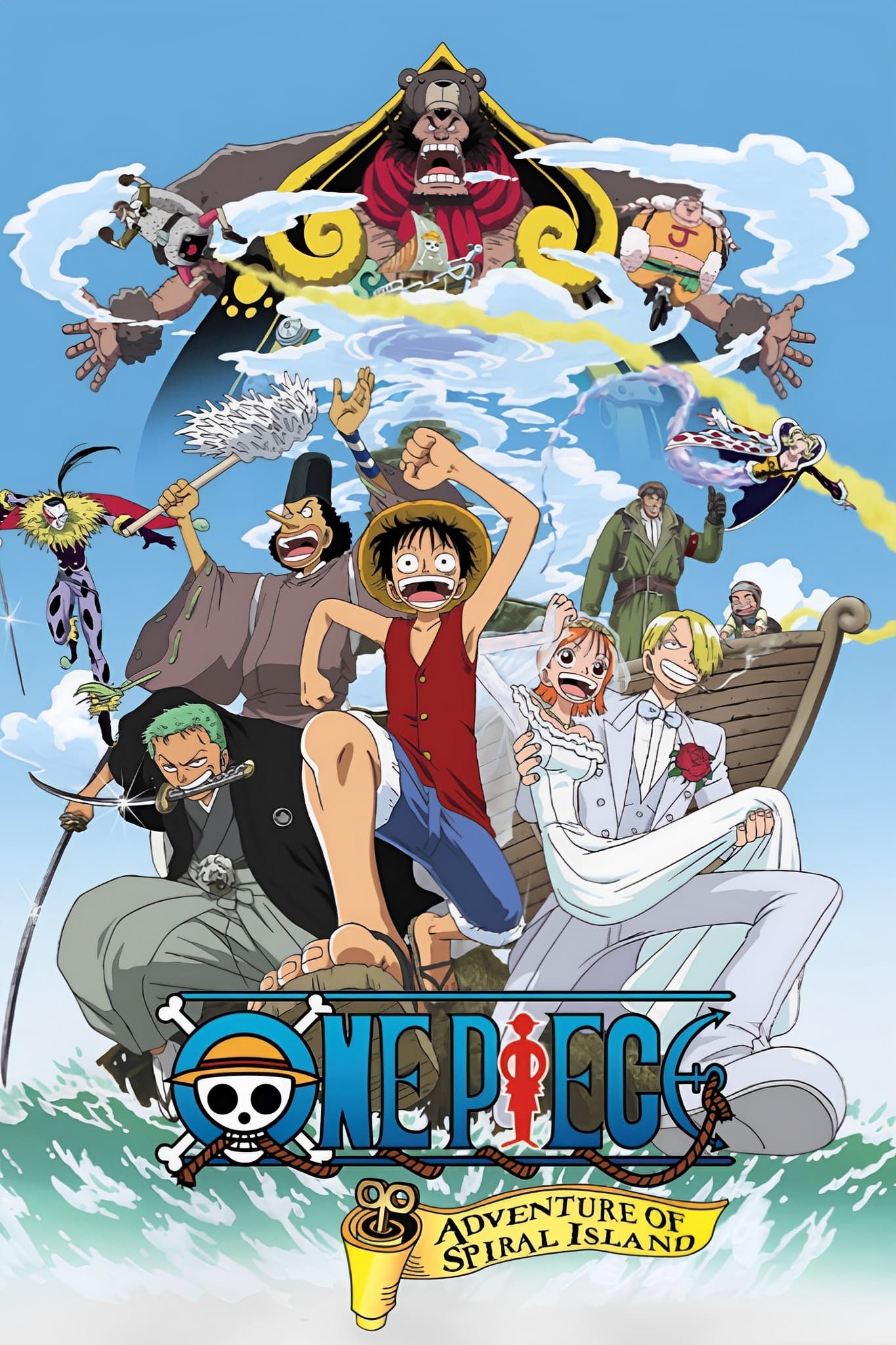 Download One Piece: Clockwork Island Adventure Hindi Dubbed (ORG) + Multi Audio Anime Movie