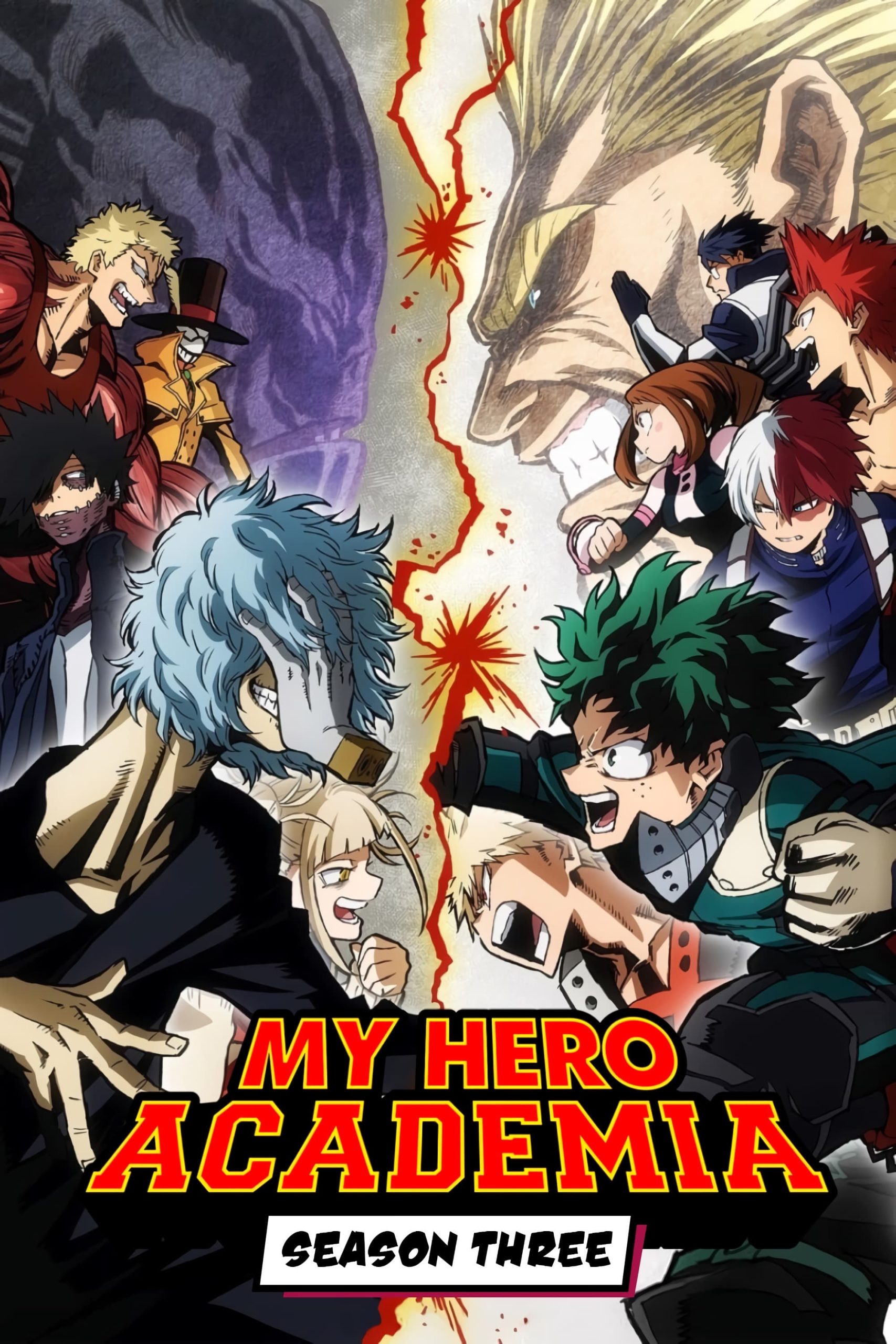 Download My Hero Academia Season 3 Hindi Dubbed (ORG) + Multi Audio Anime Series 1080p 720p & 480p {S1E01 Added}