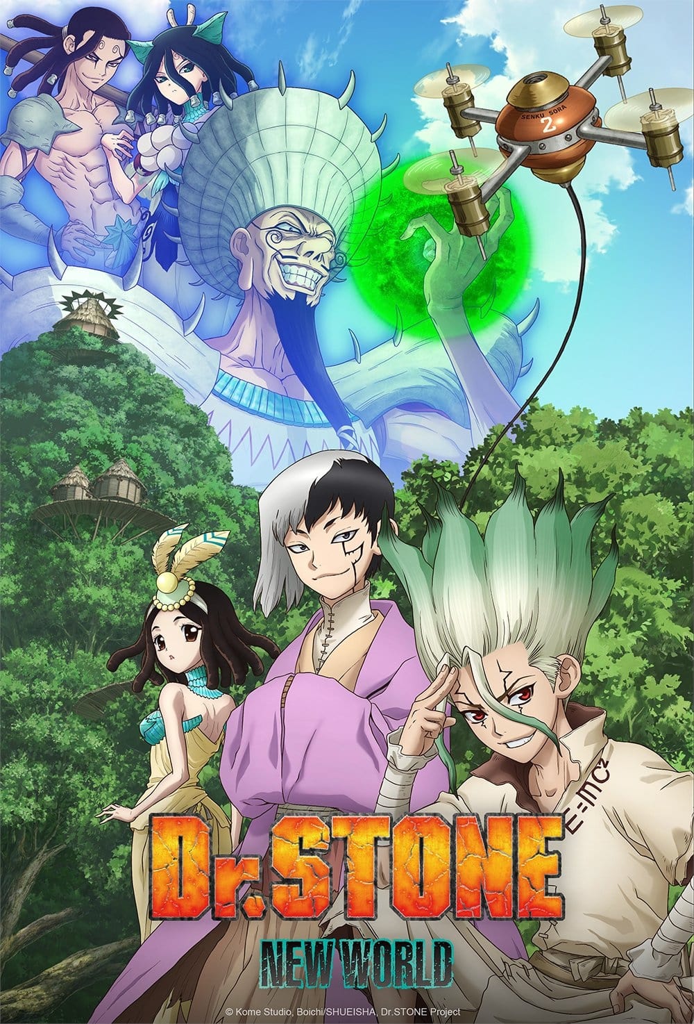 Download Dr. STONE Season 3 Hindi Dubbed (ORG) + Multi Audio Complete Anime Series