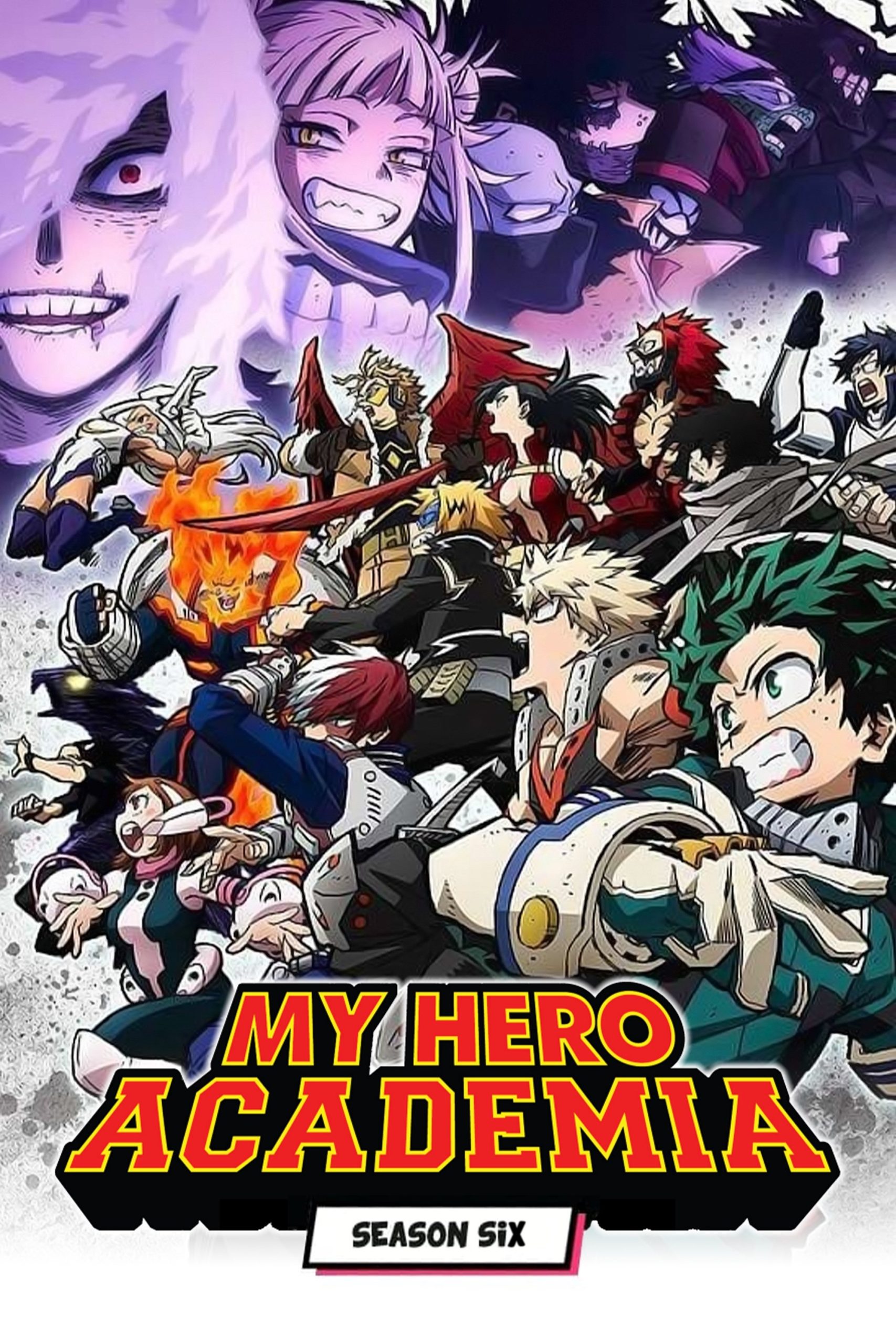 Download My Hero Academia Season 6 Hindi Dubbed (ORG) + Multi Audio Complete Anime Series